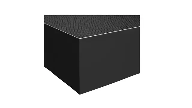 Stage Skirt Flat | molton, black, W1.1 x H0.4 m, grade A