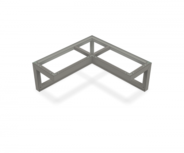 beMatrix iZi | Bar Corner Elevation | 0248 x 0620 x 0248