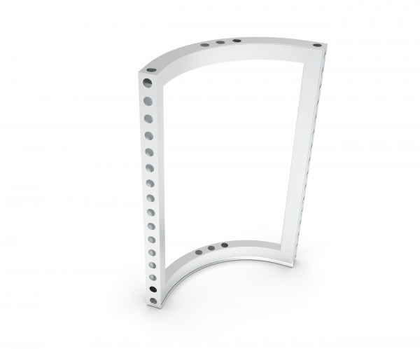 beMatrix b62 | curved frame | 90 degree, R0430 x 0992 mm