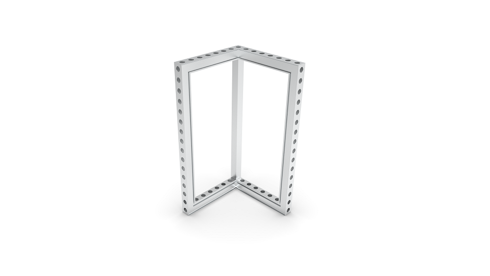 beMatrix b62 | perfect corner | 0496 mm x 0496 mm. H=0992 mm