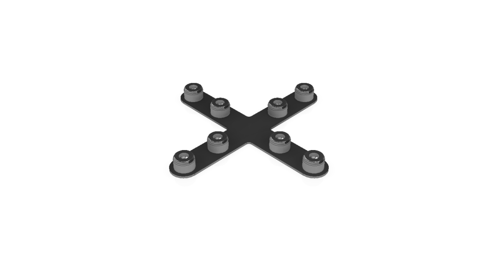 beMatrix Steele-Frame Connector | D30 | X, 8 Pin