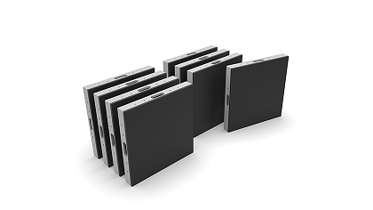 beMatrix LEDskin | 2.5 mm LED-FRAME | 496x496 mm | BATCH 13