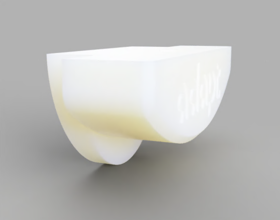 beMatrix | 3D Printed Shelf Support Bracket - Adapt Branded