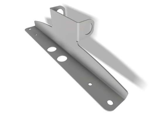 beMatrix | Bracket to mount LED 3 mm behind frame