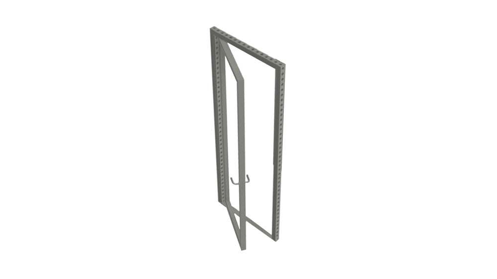 beMatrix b62 | door frame MK2 with code lock | 0992 mm x 2480 mm