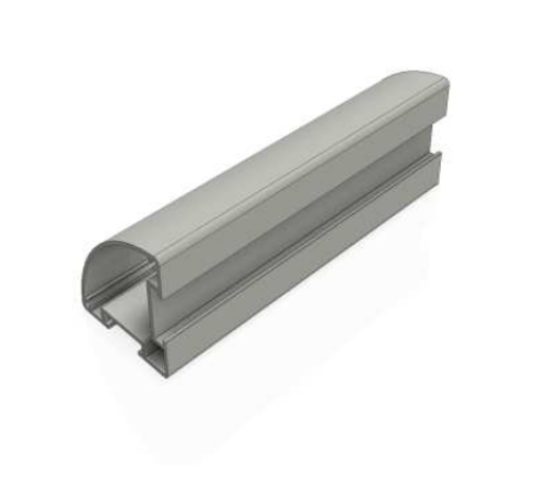 beMatrix c62 | rounded corner profile | 1488mm | Non-Threaded | 2 Sides Slots - Image 1