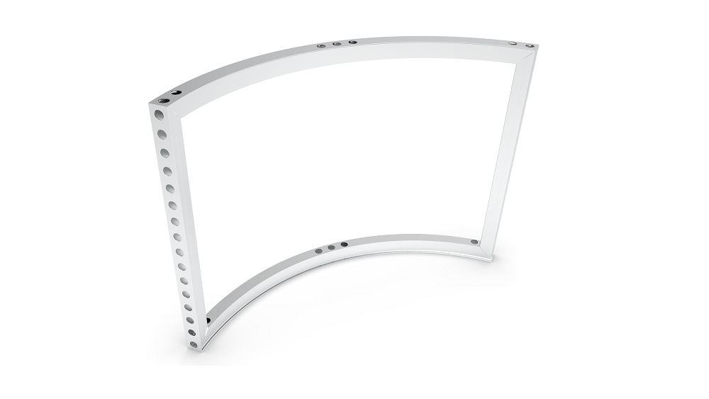 beMatrix b62 | curved frame | 90 degree, R0992 x 0496 mm