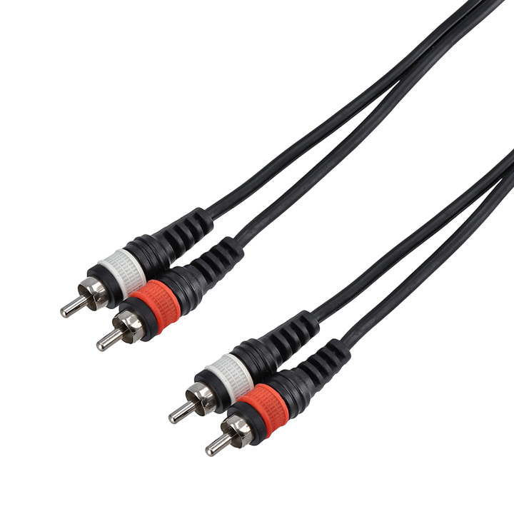 Adapter Cable | 2 x RCA (male) to 2 x RCA (male)