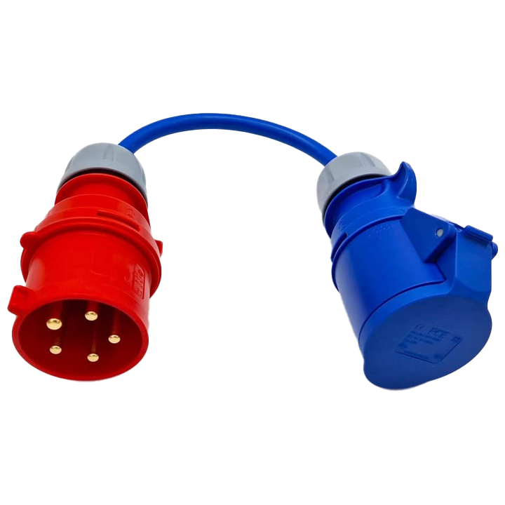 3-Phase Adapter Cable | 32A to 1 x 1-Phase 32A | 2 m