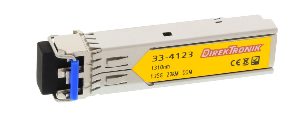 DirekTronic | SFP Singlemode LC 20km (1000Base-LX) 1.25Gbps DDMI