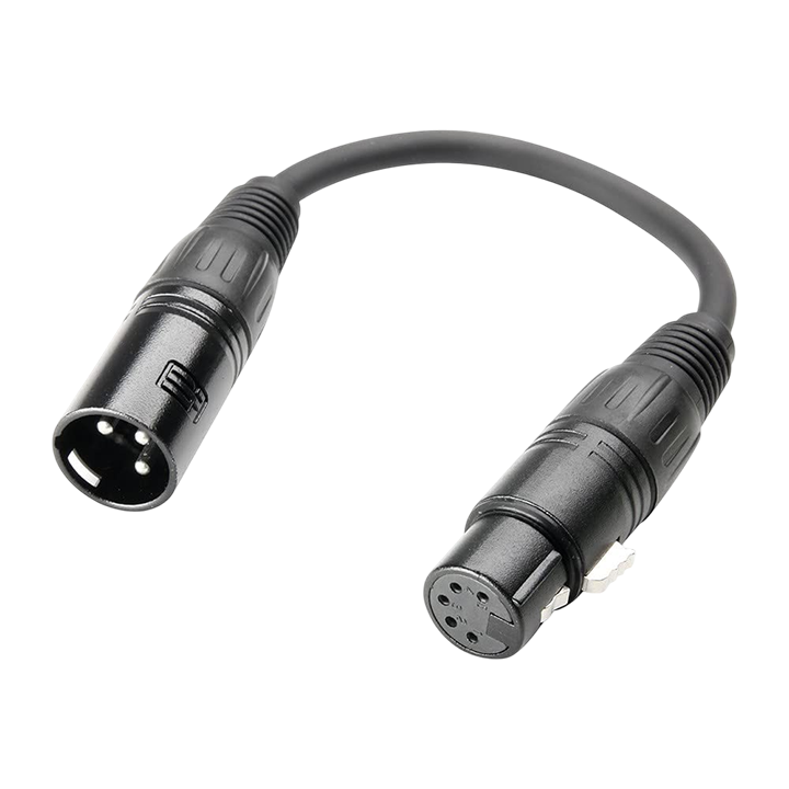 DMX Adapter | 3-pin (male) to 5-pin (female)