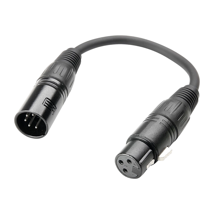 DMX Adapter | 5-pin (male) to 3-pin (female)
