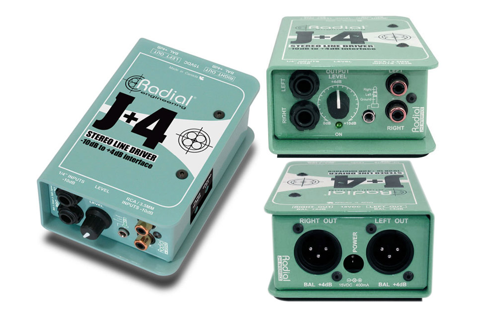 Radial J+4 | stereo line driver
