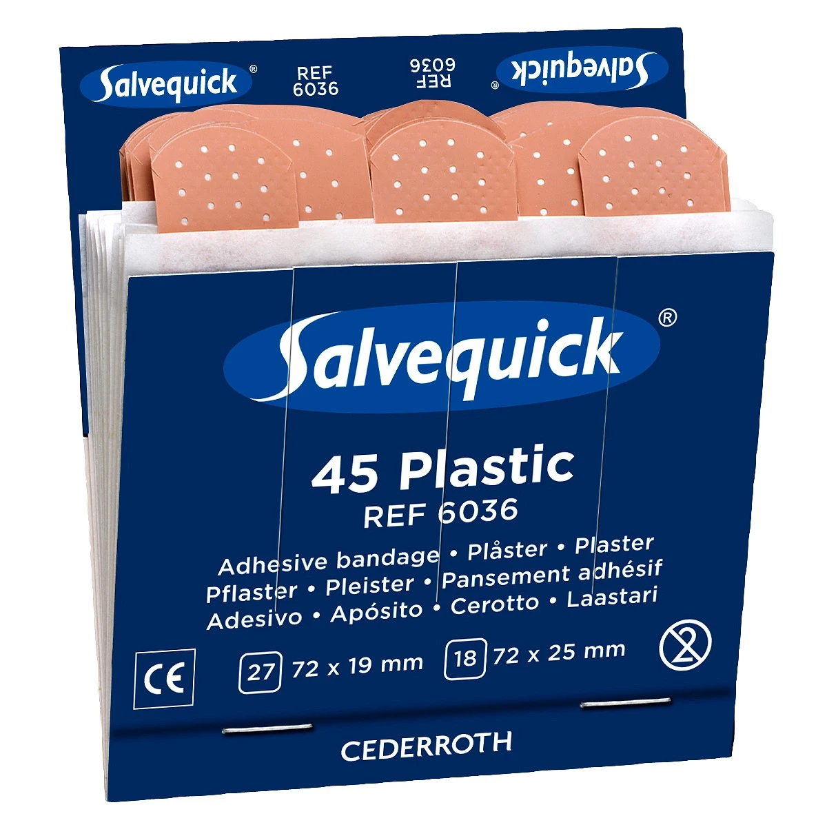 Cederroth | Salvequick Plastic Plasters