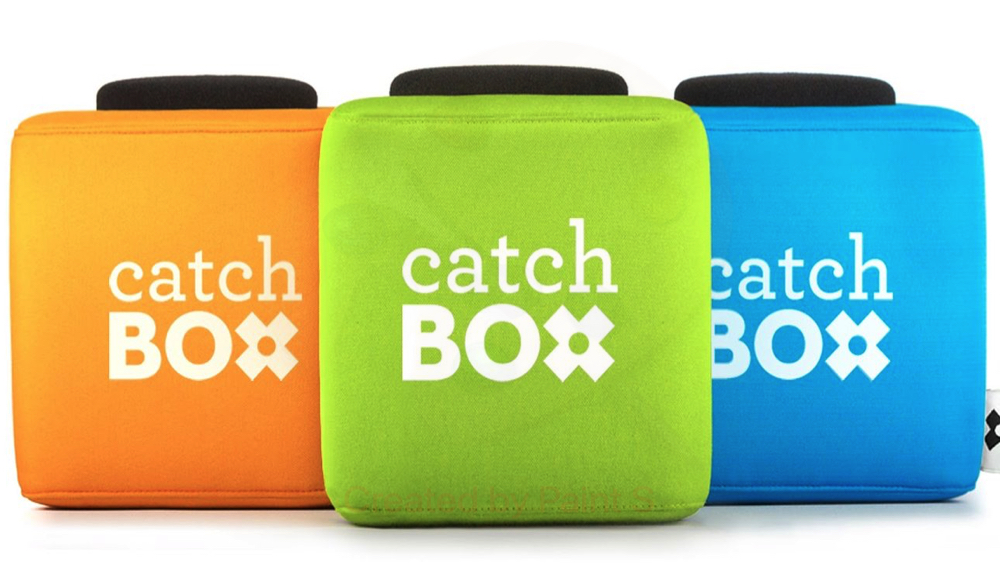 Catchbox PRO | soft padded microphone box, orange