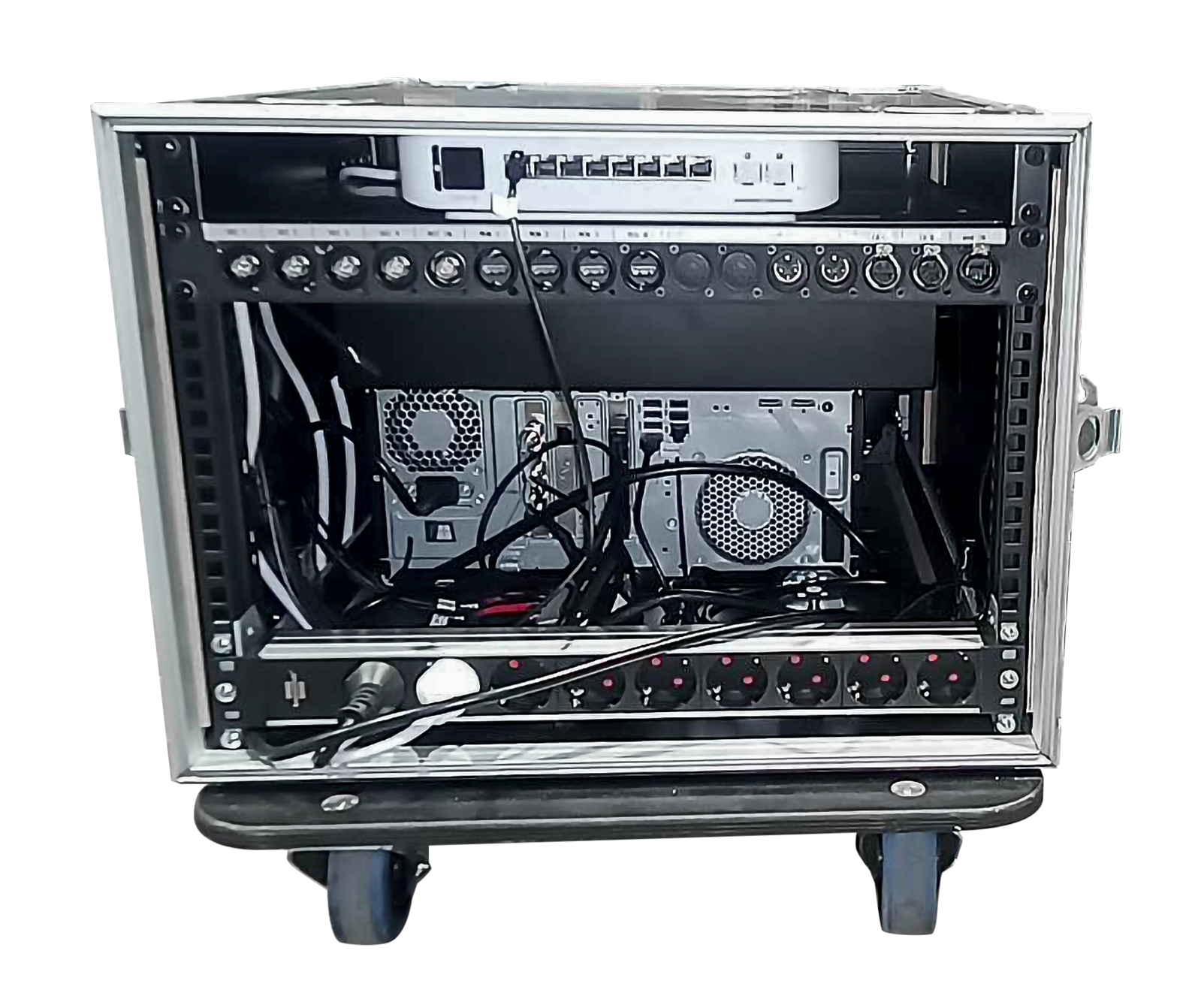 Event Computer Rack 1 - Decklink IP2110+Hdmi In x4 (Office, Vmix, Resoulme) - Image 1