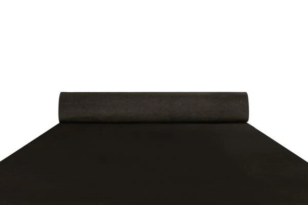 Event Carpet Black | plastic coated, 2 m wide, 50 m long | #138