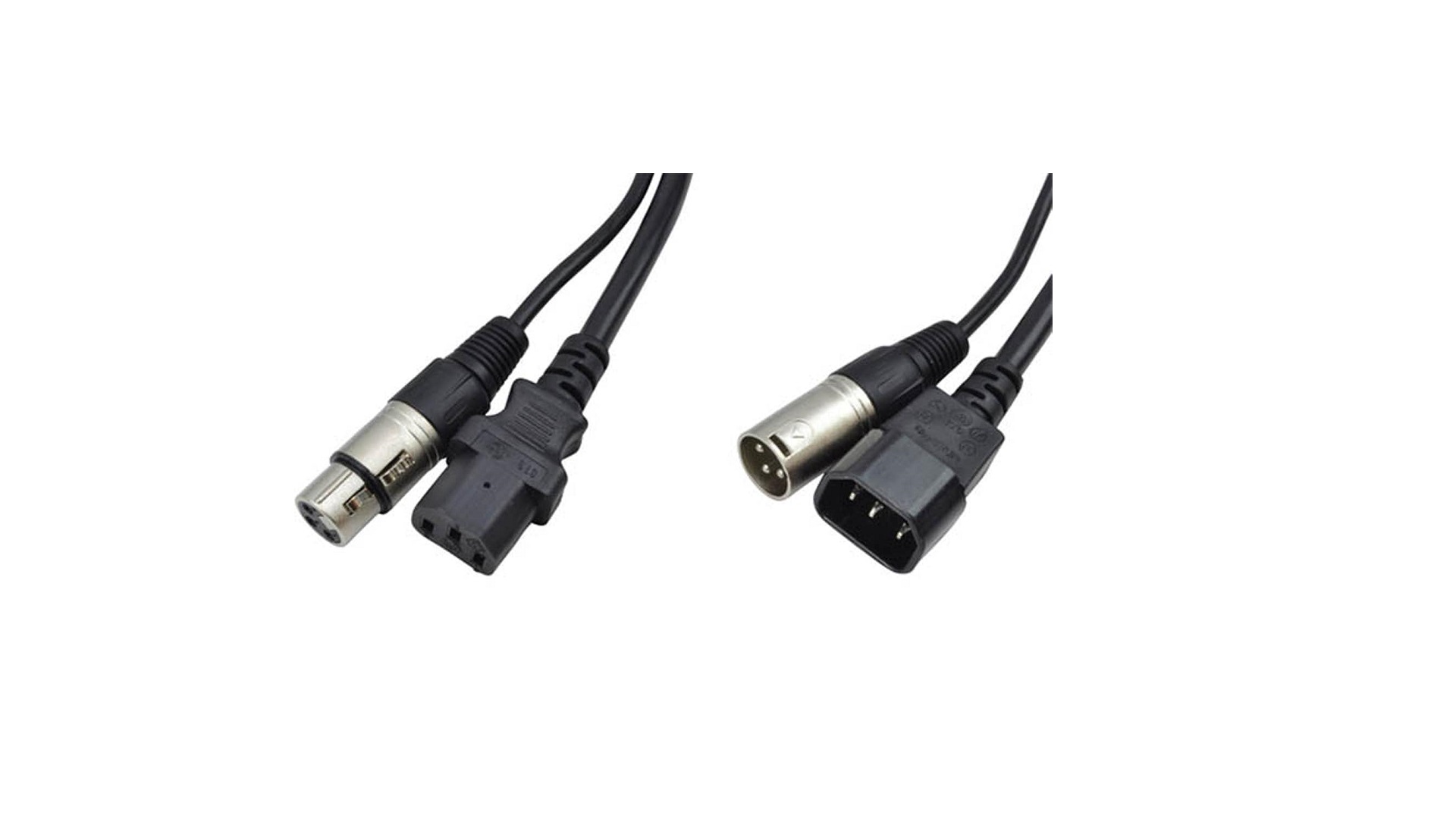 Combi Cable | IEC link, DMX3p, 3m