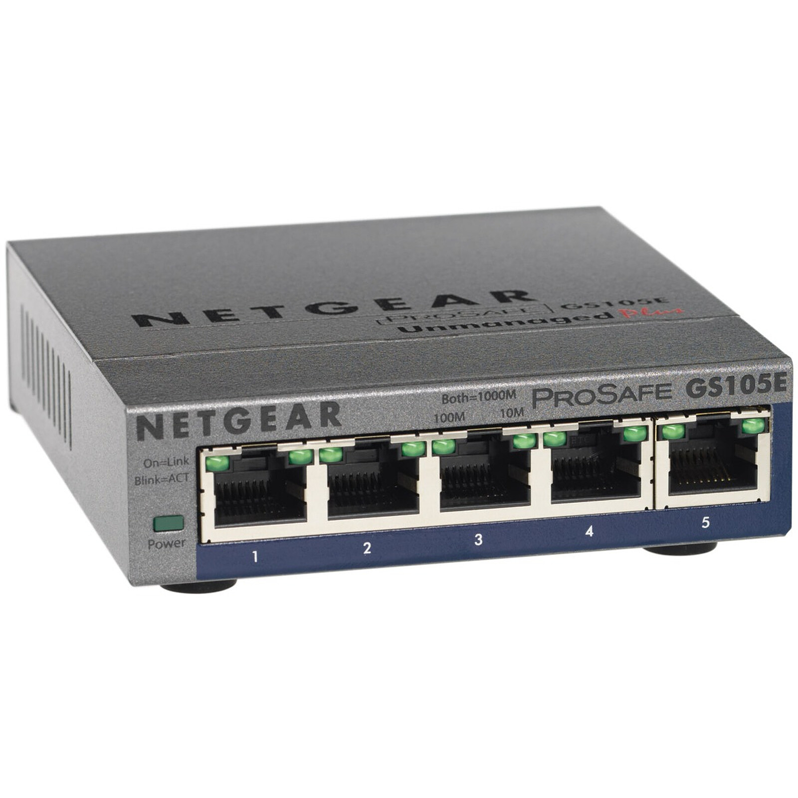 Netgear, GS105E, 10/100/1000 5-port Switch