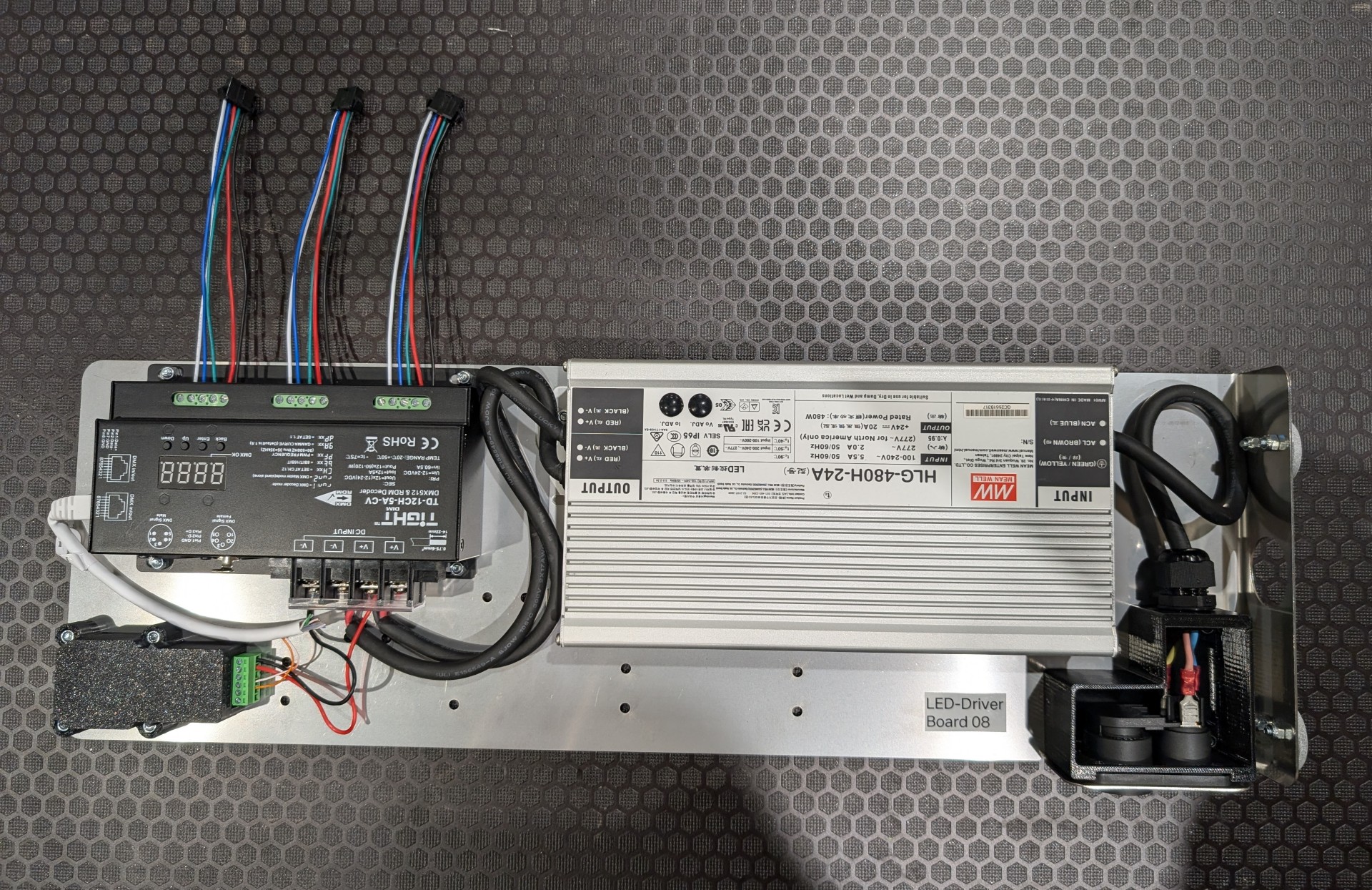 beMatrix LED-driver board with wifi-control