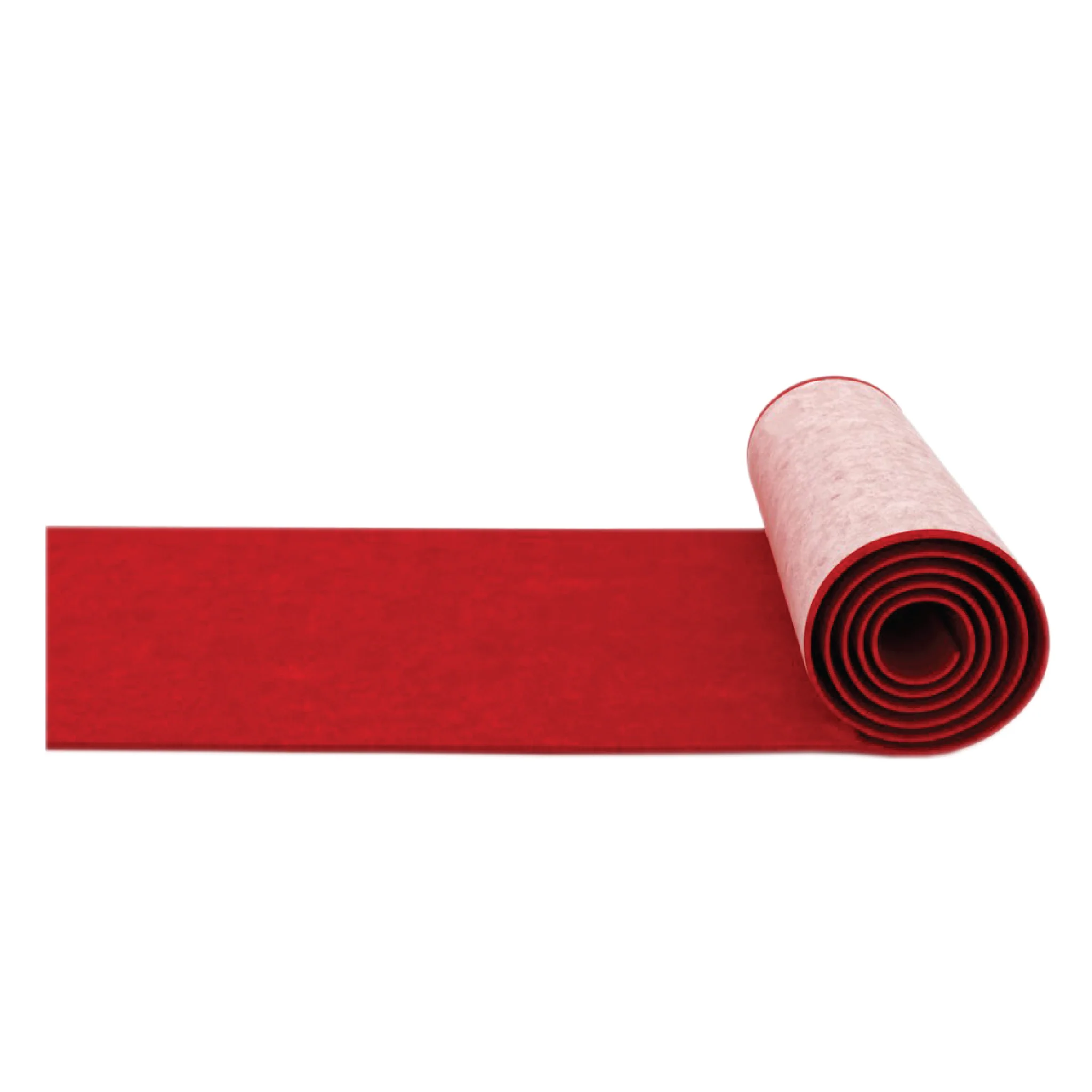 Event Carpet Red | plastic coated, 2 m wide, 50 m long | #116