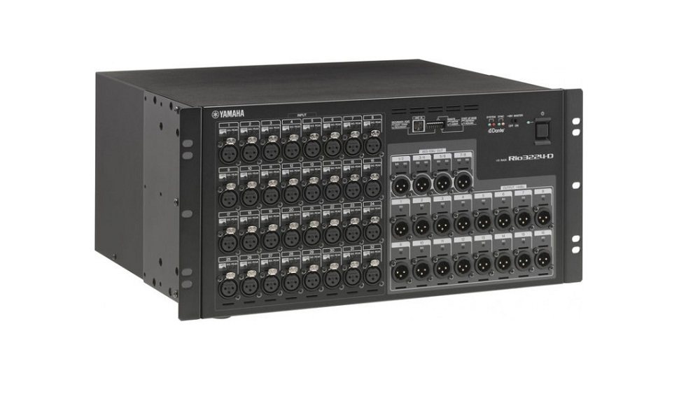 Yamaha Rio 3224-D Rack | digital audio interface, 32 analogue in, 24 analogue out, 4 digital out