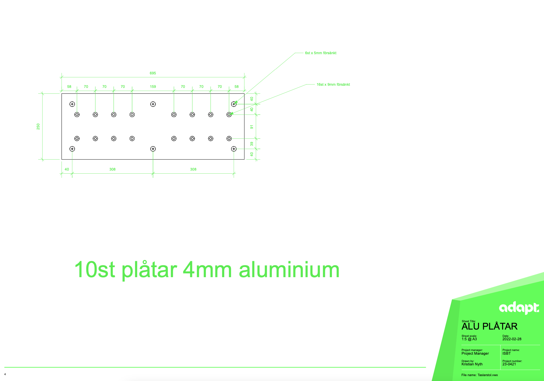 Lectern Tv Plate - Image 1