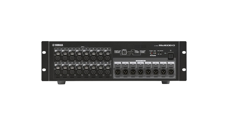 Yamaha Rio 1608-D Rack | digital audio interface, 16 analogue in, 8 analogue out