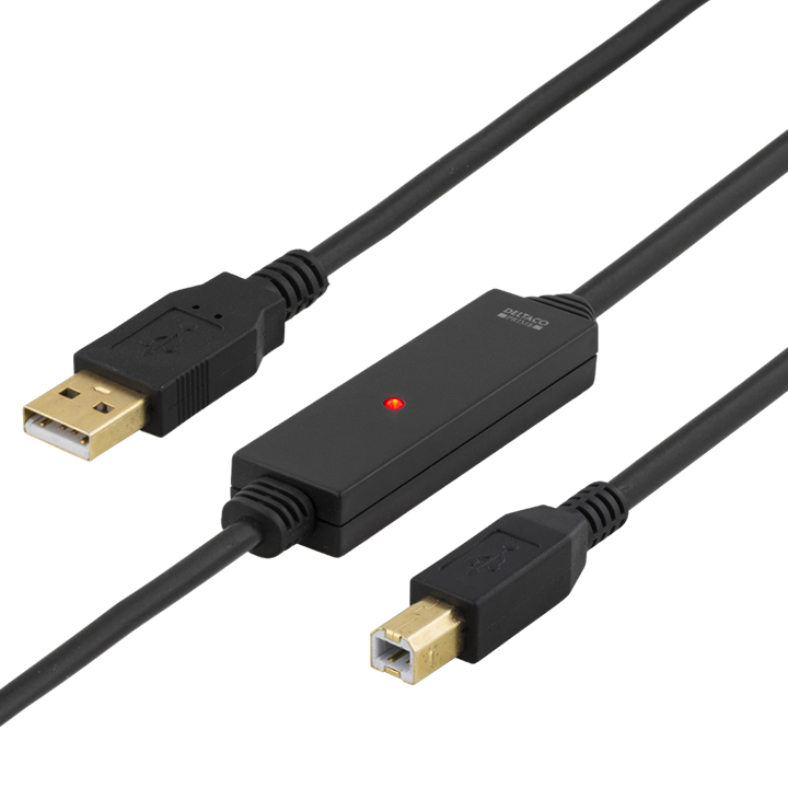 USB Cable | Active Extension Cable USB-A to USB-B | 10m