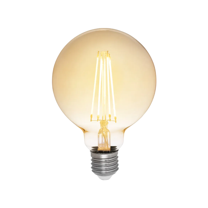 Bulb | Airam Antique Globe 125 | Clear | Ø125mm E27 60W