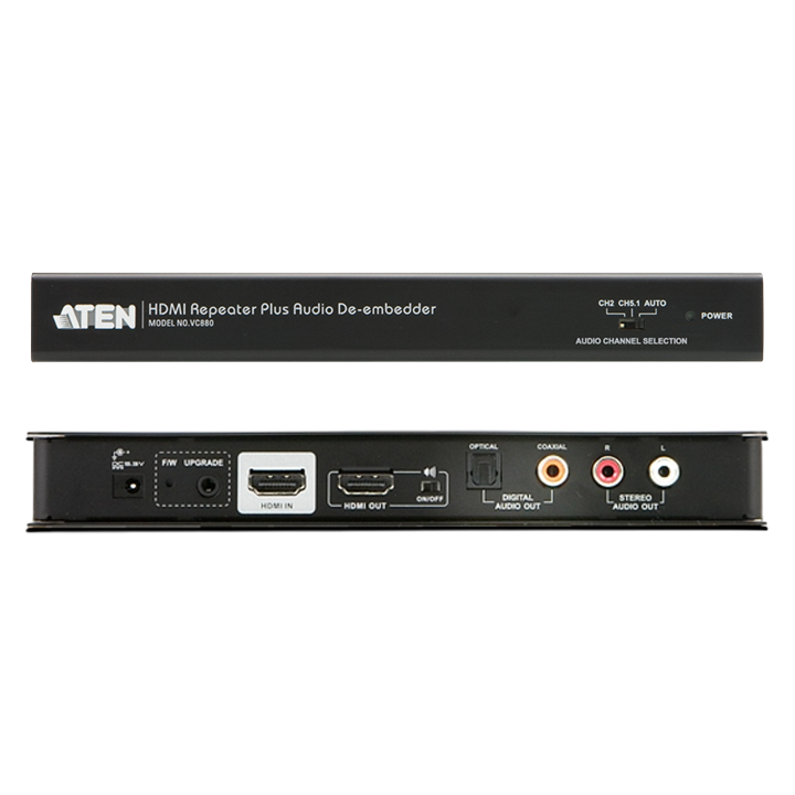 ATEN | VC880 | HDMI Repeater Plus Audio De-embedder