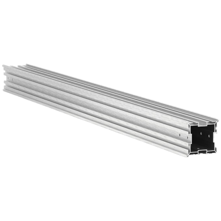 beMatrix | beConstruct | Profile 124 x 124mm | 2852mm | Holes D4X - Precut 90° x 90° RAW VELCRO