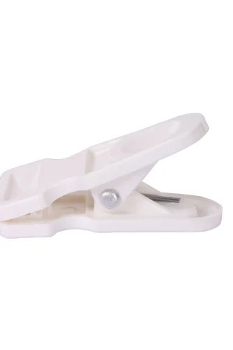 Tygclips, vit