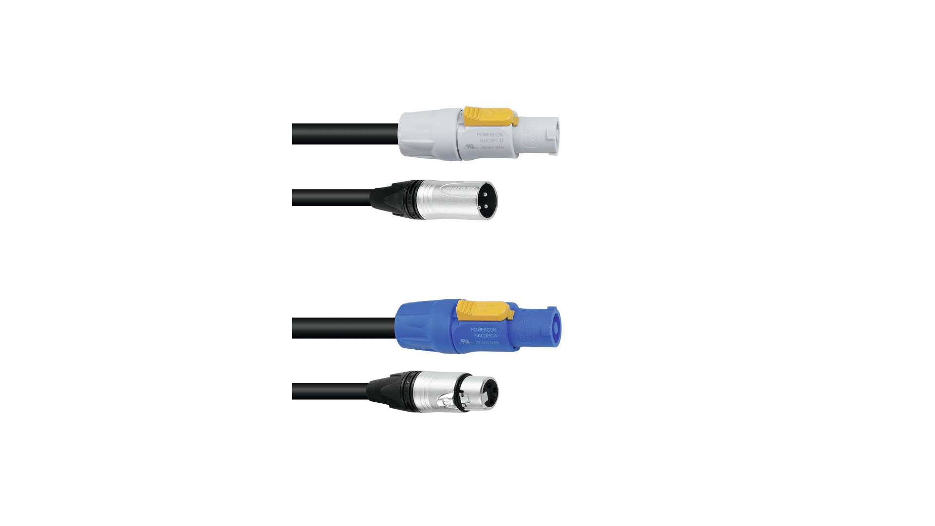 Combi Cable | Link | 1x powercon, 1 x XLR, 1 m
