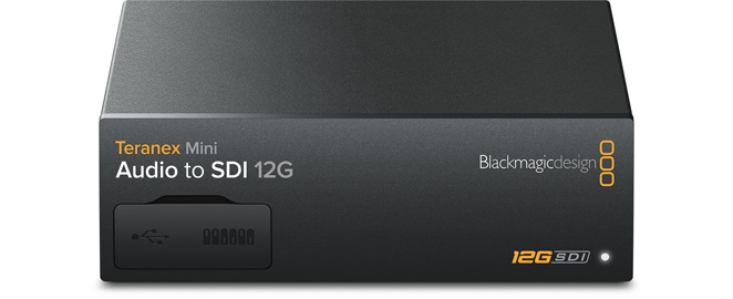 Blackmagic | Teranex Mini Audio to SDI 12G | SDI Audio Embedder