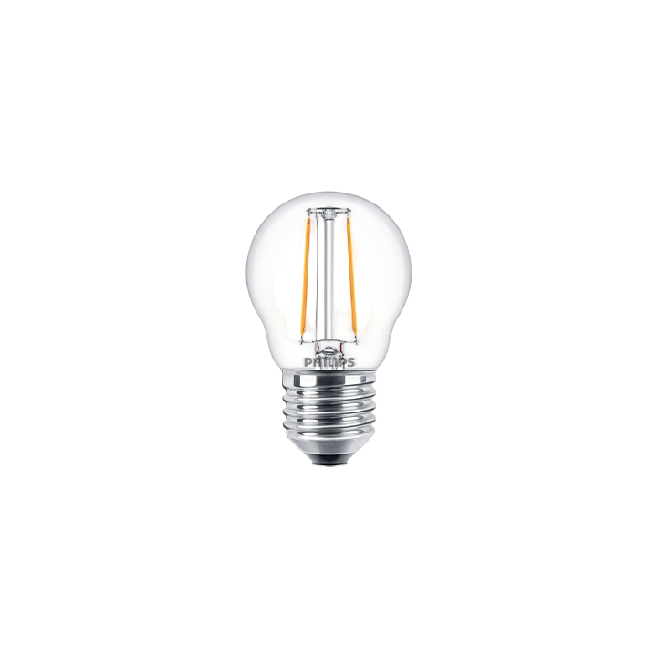 Bulb LED | Clear, Non-Dimmable | Ø45mm E27 2W (25W)