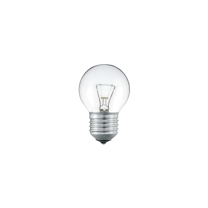 Bulb | Clear | Ø45mm E27 15W