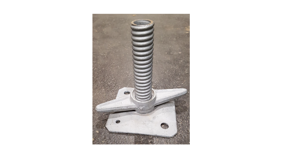 Layher | Height-adjustable Baseplate | 18 cm