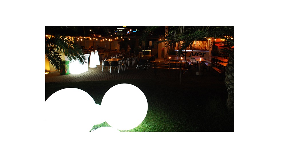 Slide, Globo, 80 cm, Lampa