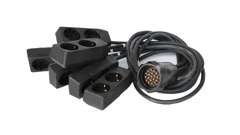 Socapex | Socapex M - 6 x Schuko Socket Pair