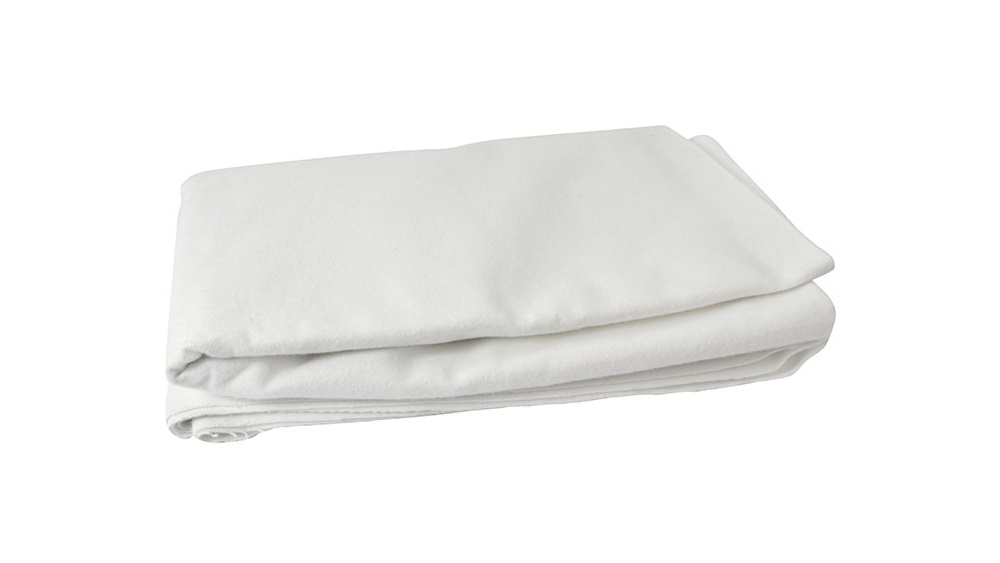 Stage Skirt Flat | molton, white, W10 x H0.5, grade A