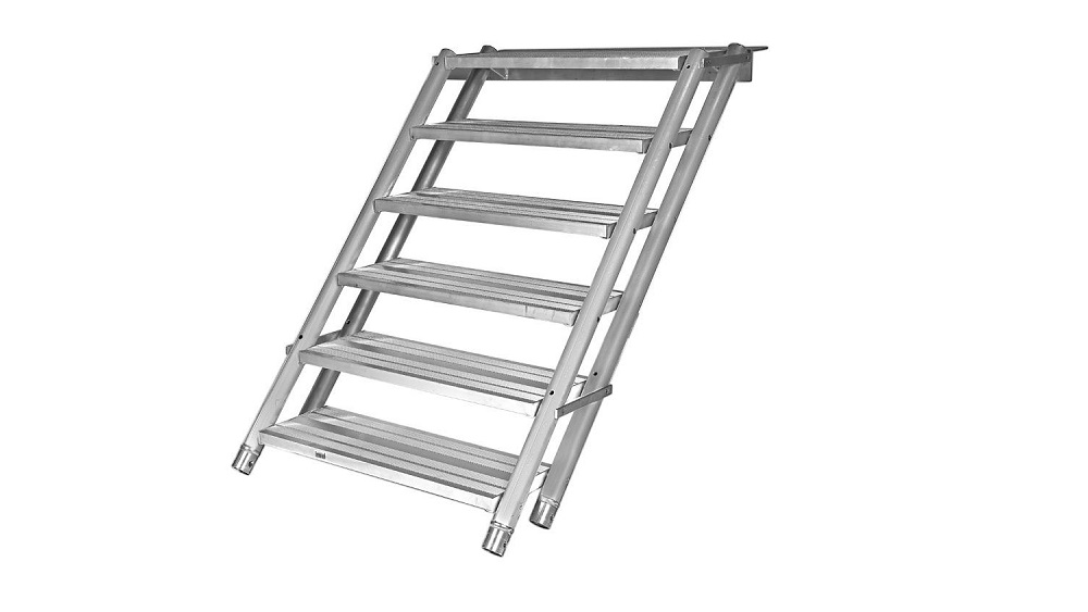 StageDex STAIR - 500 | adjustable 6 step stair, aluminium
