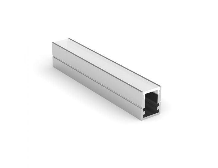 TiGHT LED | Profile 2m | 1018R Silicone Diffuser | Aluminum