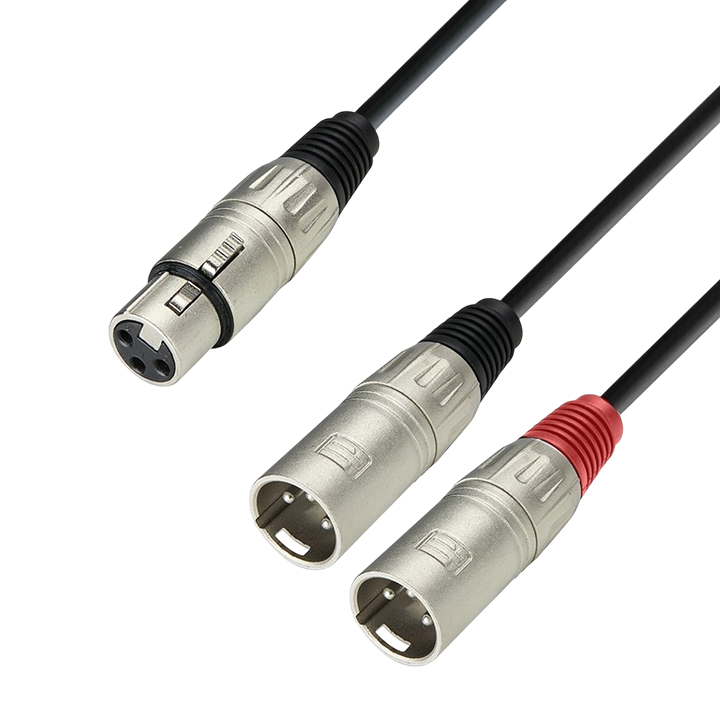 Adapter Cable | XLR (female) to 2 x XLR (male)