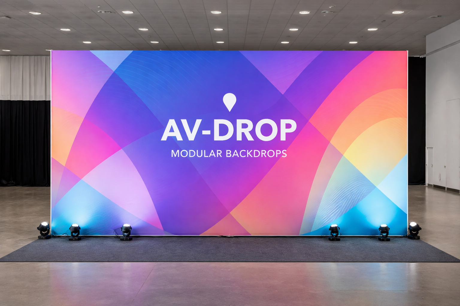 Photowall | AV-drop | 5 x 3m | incl print - Image 1