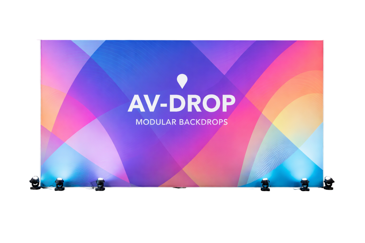 Photowall | AV-drop | 5 x 3m | incl print