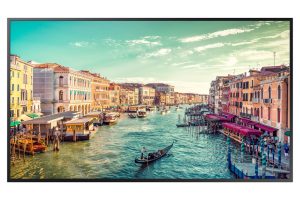 Samsung QM43C 43-inch 4K UHD professional display for event signage and presentations.