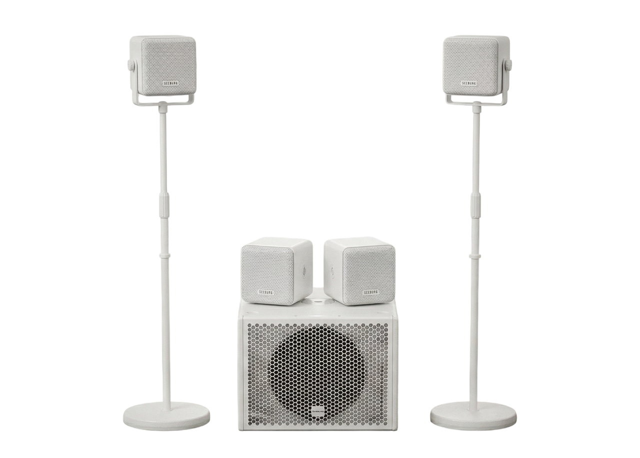 Seeburg I4 Case | white , (4 x I4, 1 x TSMini Sub dp+) | case of 4