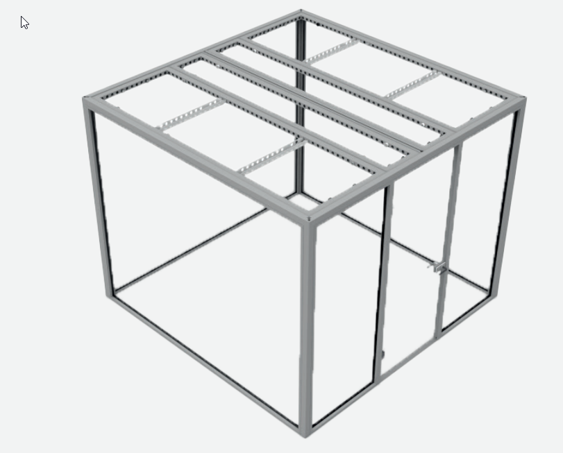 beMatrix | Pop-in box | 3x3x2,5m | Black - Image 1