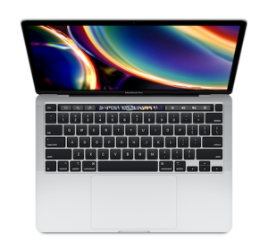 Apple MacBook Pro M1 laptop for event production and presentations.
